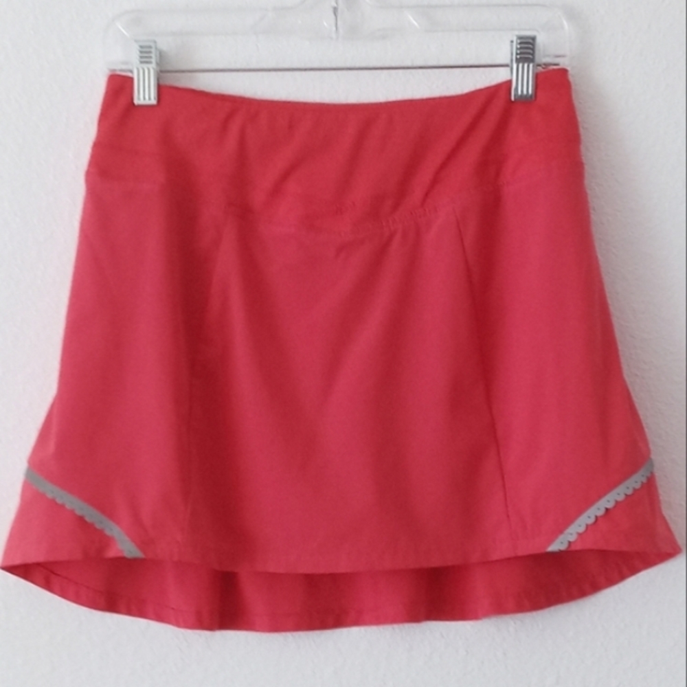 Title Nine Hot Pink Flounce Back Athletic Skort Size S